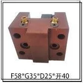 Servo Turret Face Tool Holder: original photograph and selection code F58*G35*D25*开40, PDF page 9