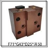Servo Turret Face Tool Holder: original photograph and selection code F71*G43*D25*开50, PDF page 9