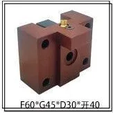Servo Turret Face Tool Holder: original photograph and selection code F60*G45*D30*开40, PDF page 9