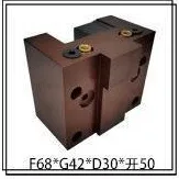 Servo Turret Face Tool Holder: original photograph and selection code F68*G42*D30*开50, PDF page 9