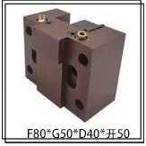 Servo Turret Face Tool Holder: original photograph and selection code F80*G50*D40*开50, PDF page 9
