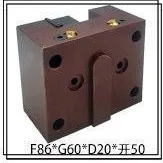 Servo Turret Face Tool Holder: original photograph and selection code F86*G60*D20*开50, PDF page 9