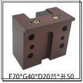 Servo Turret Face Tool Holder: original photograph and selection code F70*G40*D20凹*开50, PDF page 9